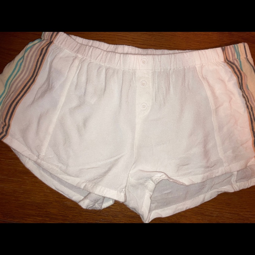 RVCA side stripe shorts